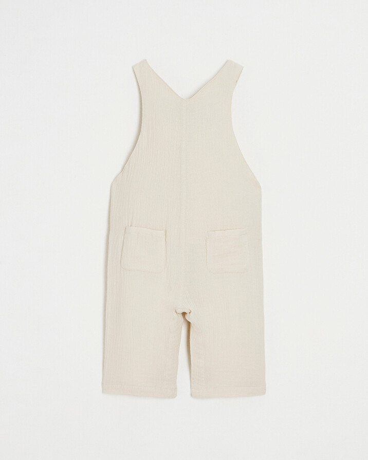 salopette en gaze de coton Coloris beige  Natalys