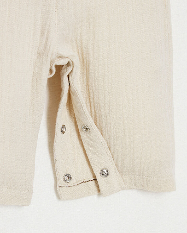 salopette en gaze de coton Coloris beige  Natalys