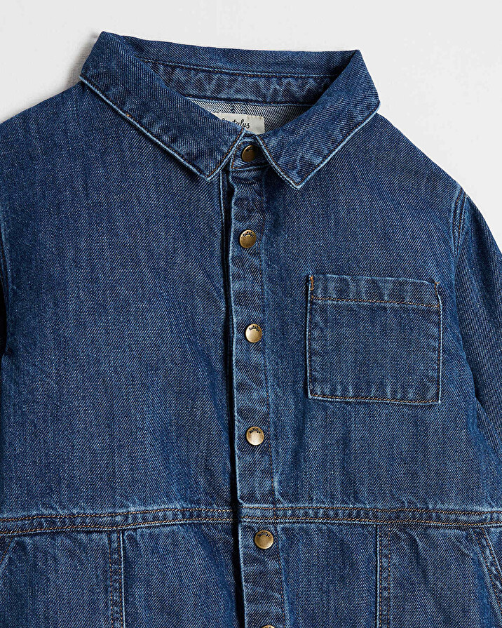 Combinaison en denim Coloris bleu  Natalys