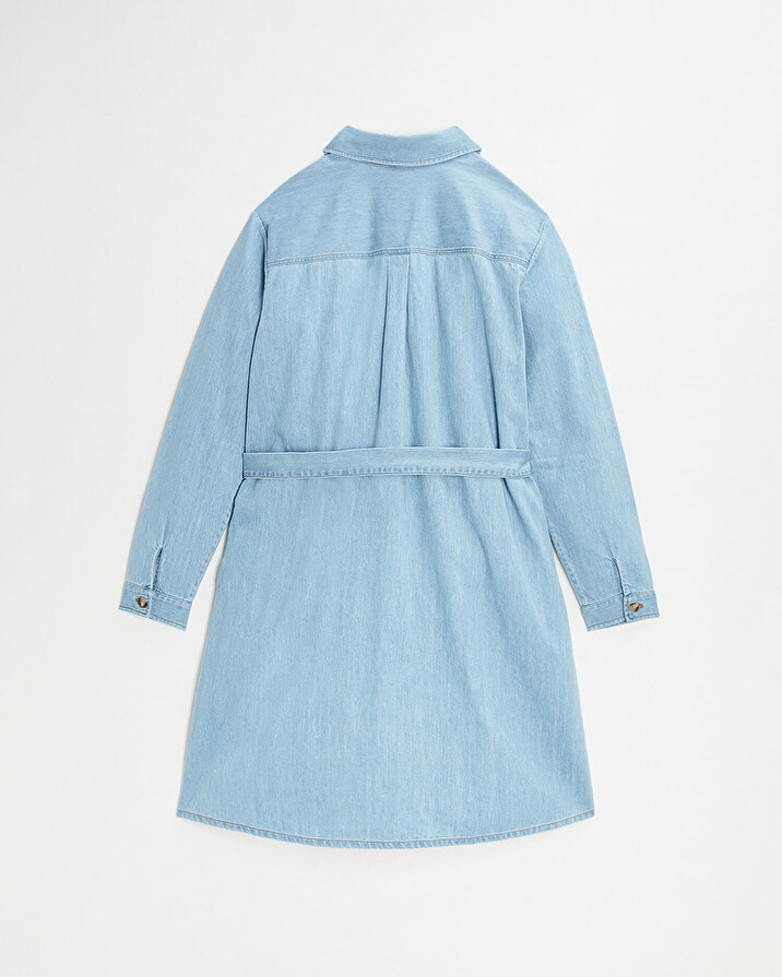 Robe de grossesse en denim Coloris bleu clair  Natalys