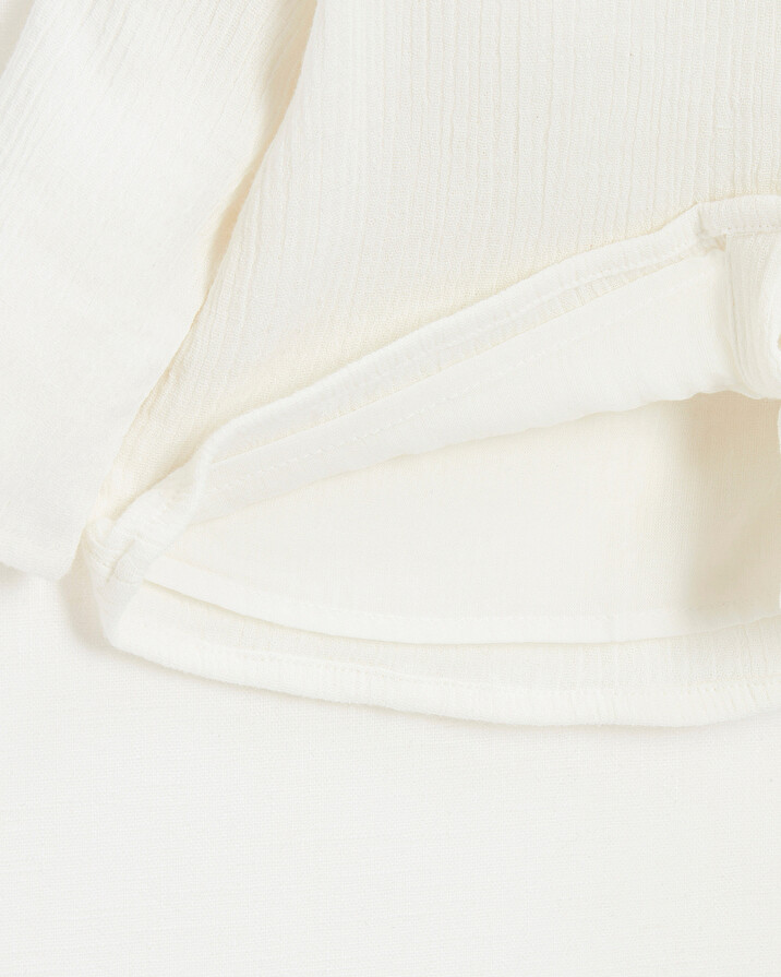 Blouse b&eacute;b&eacute; en gaze de coton bio   Natalys