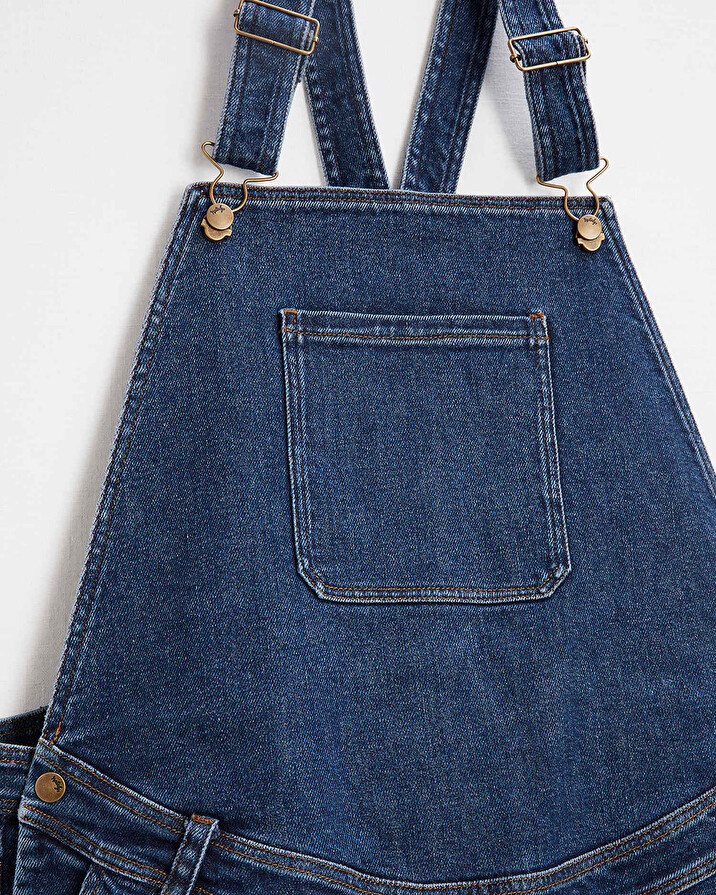 Salopette future maman en denim Coloris bleu Natalys
