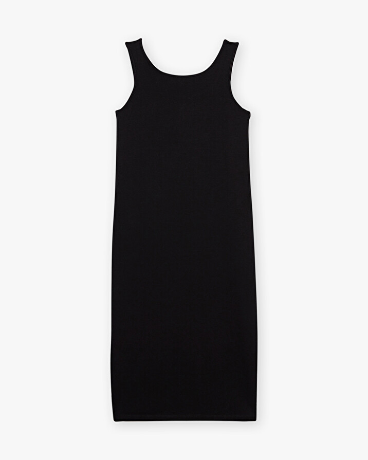 Robe débardeur noir En coton bio Natalys