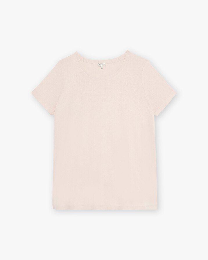 Tee-shirt rose En coton bio Natalys
