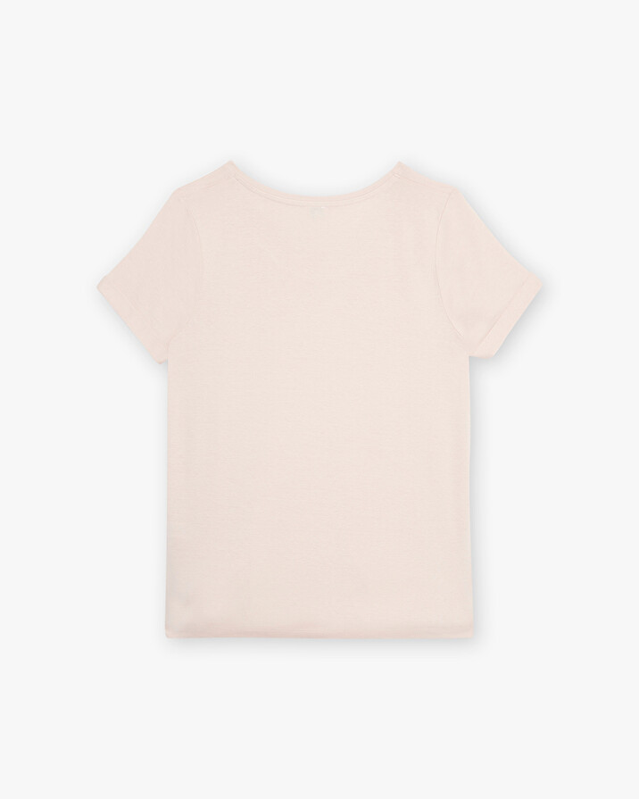Tee-shirt rose En coton bio Natalys