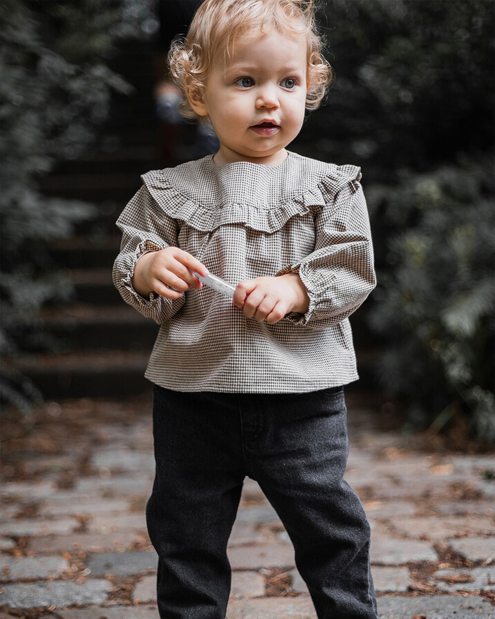 Pantalon en denim Coloris gris anthracite  Natalys