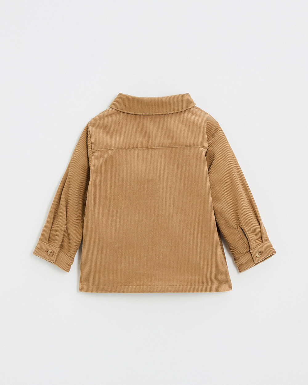 Chemise en velours côtelé Coloris caramel Natalys