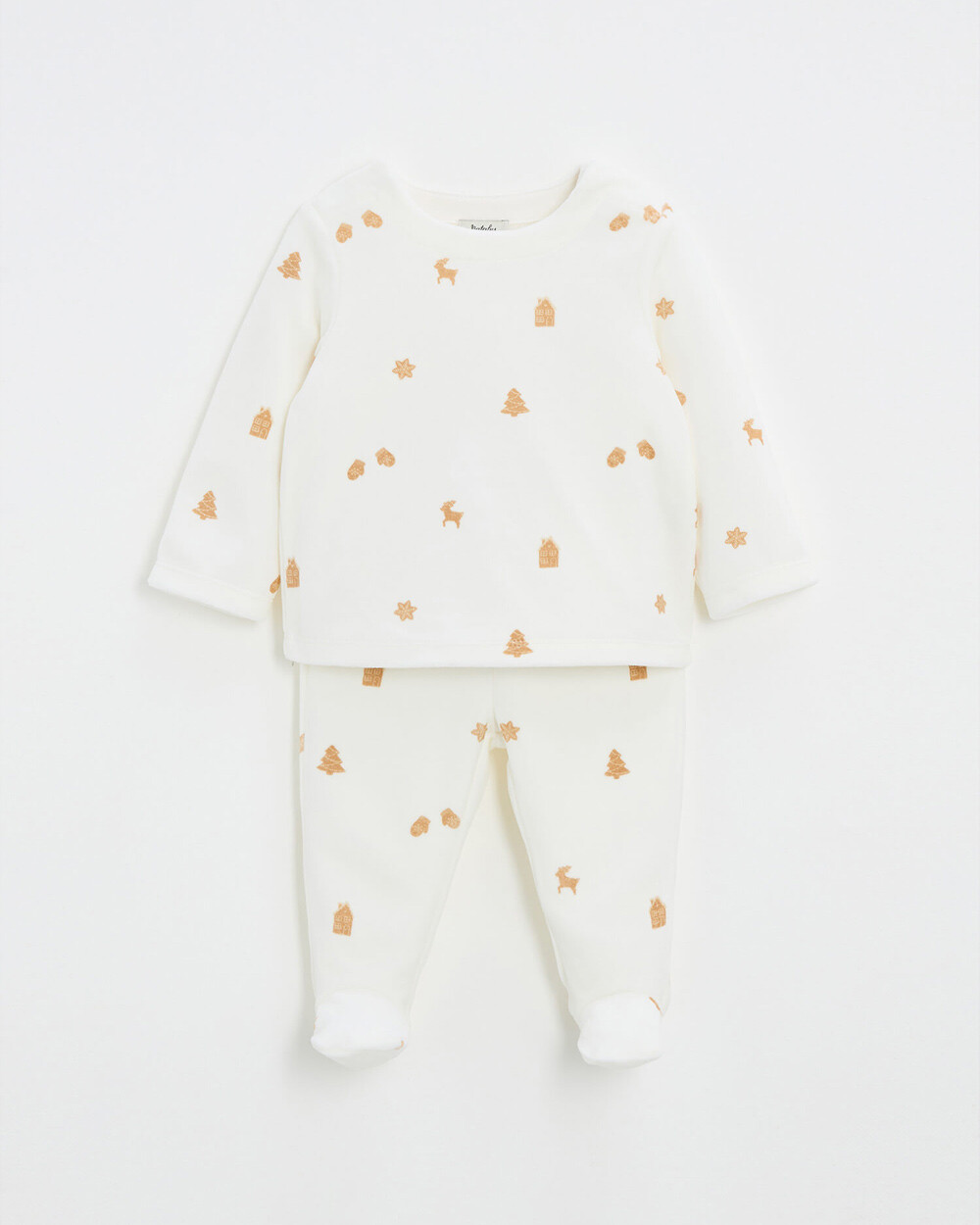 Pyjama deux pi&egrave;ces imprim&eacute; Imprim&eacute; biscuits  Natalys
