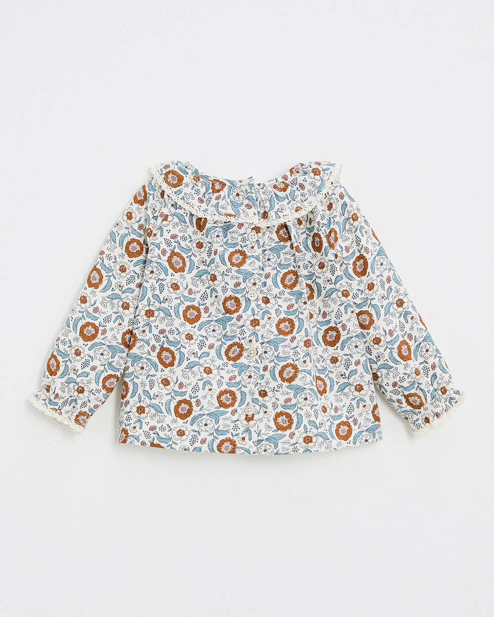 Blouse en imprim&eacute; Imprim&eacute; fleurs folk  Natalys