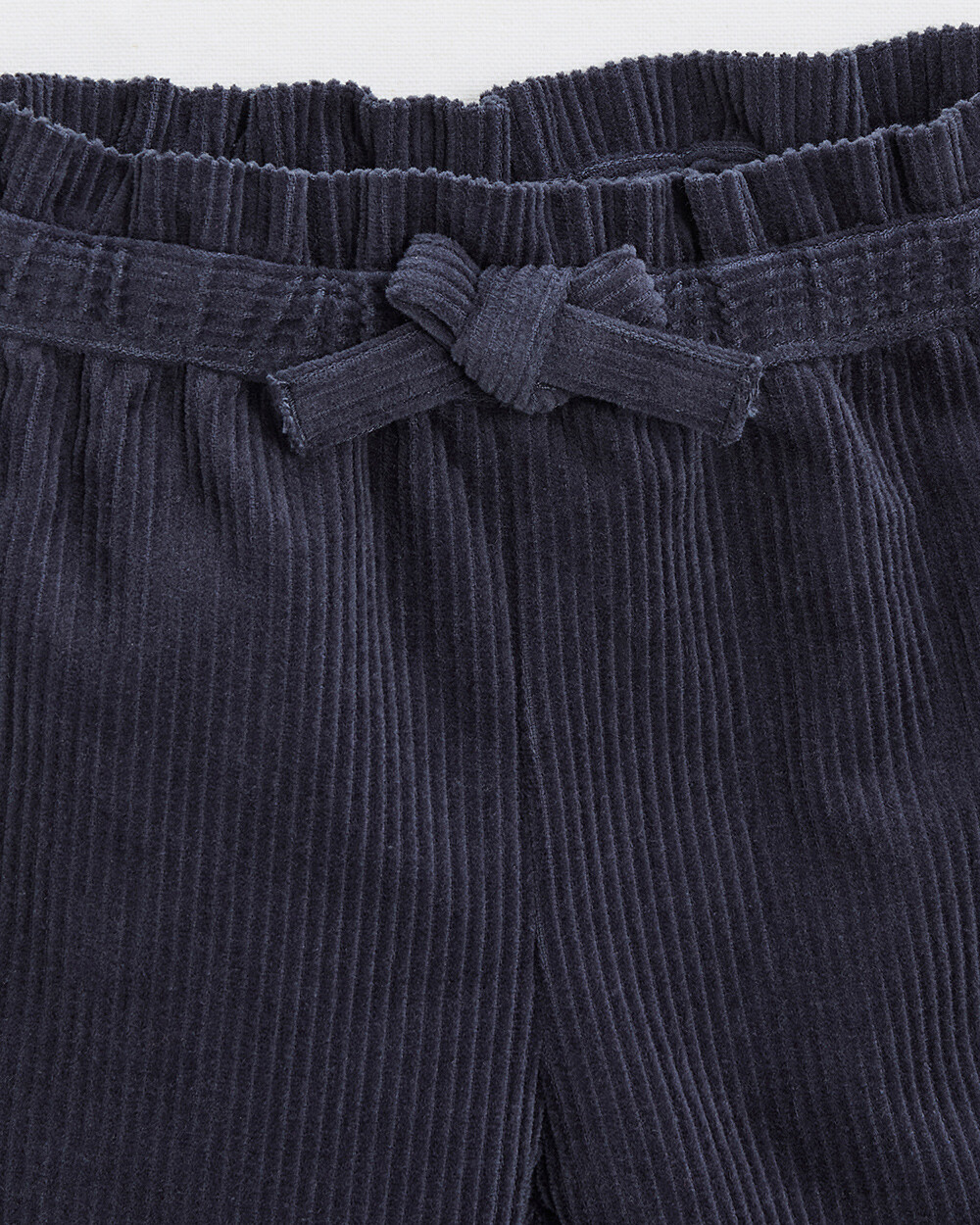 Pantalon en velours Coloris bleu nocturne  Natalys