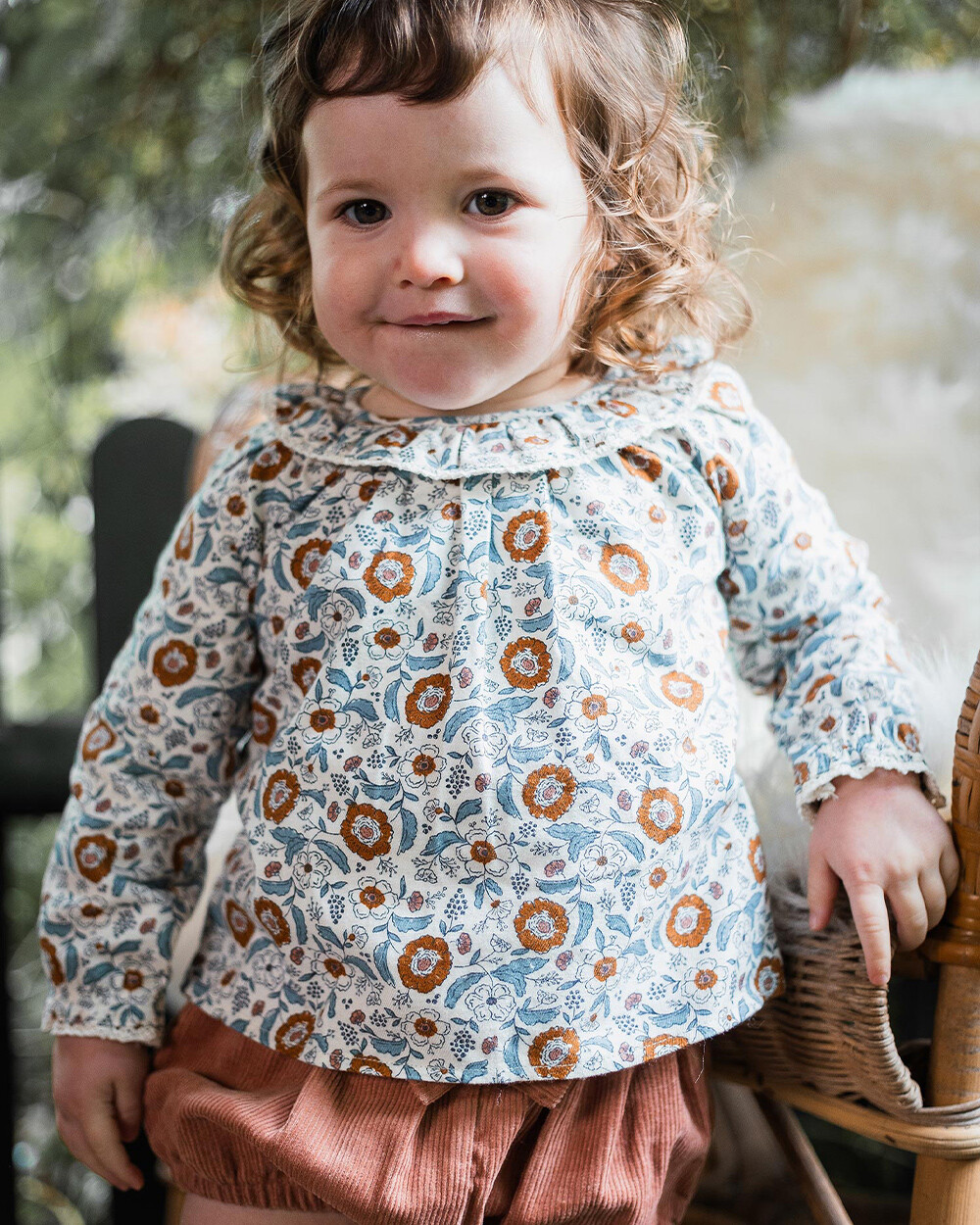 Blouse en imprimé Imprimé fleurs folk Natalys