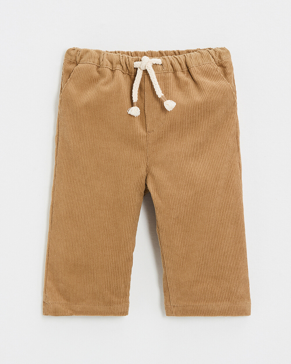 Pantalon en velours c&ocirc;tel&eacute; Coloris caramel  Natalys
