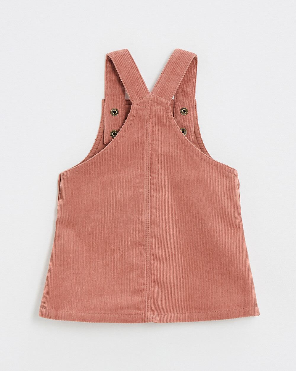 Robe salopette en velours Colors rose b&eacute;gonia  Natalys
