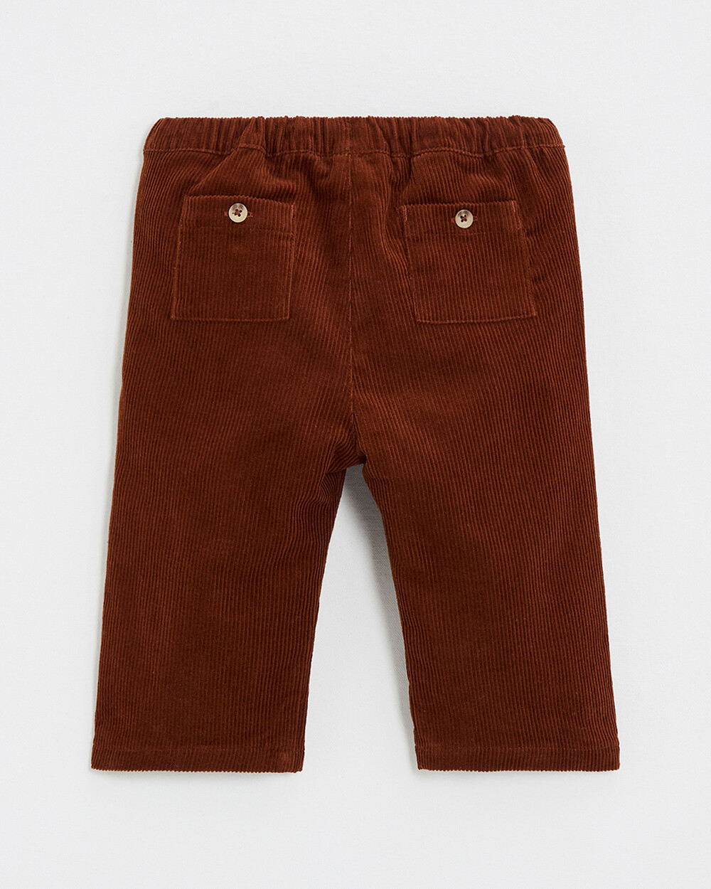 Pantalon en velours c&ocirc;tel&eacute; Coloris brique  Natalys