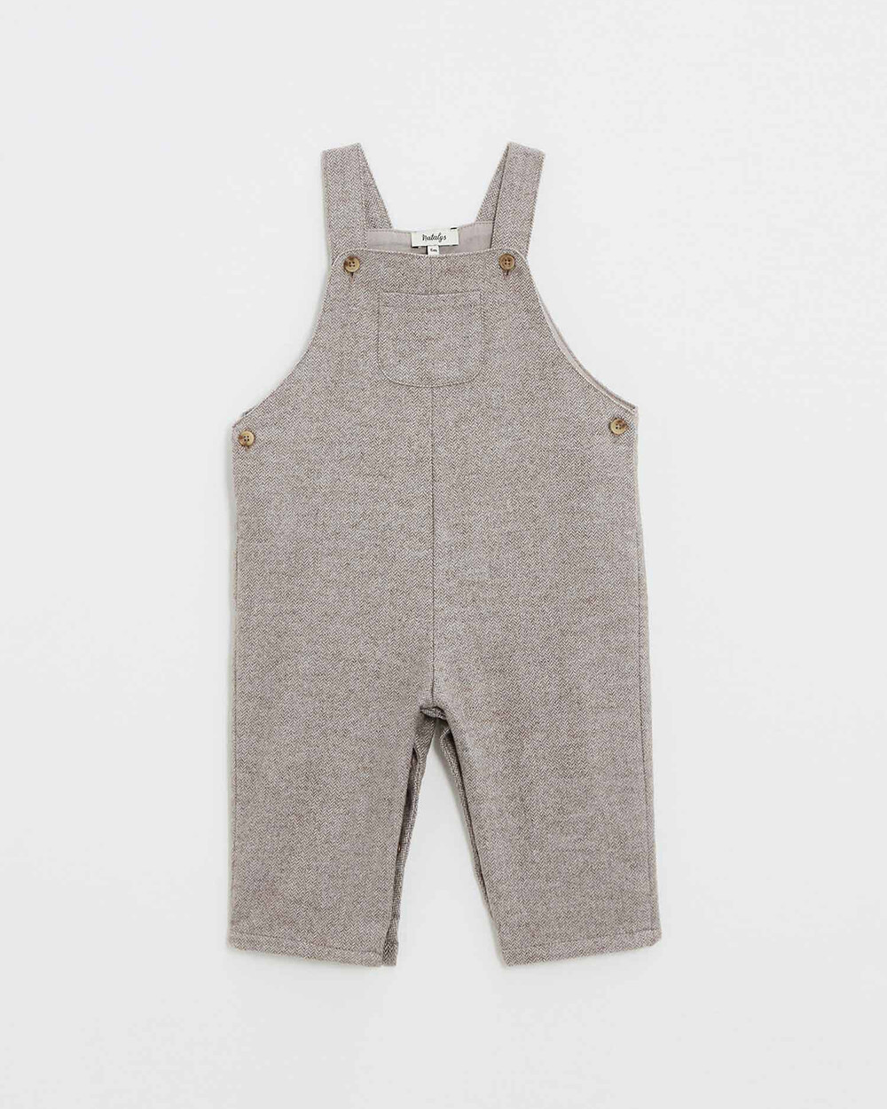 Salopette en flanelle Coloris beige  Natalys