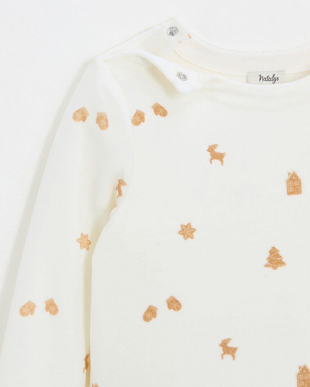 Pyjama deux pièces enfant Imprimé biscuits Natalys