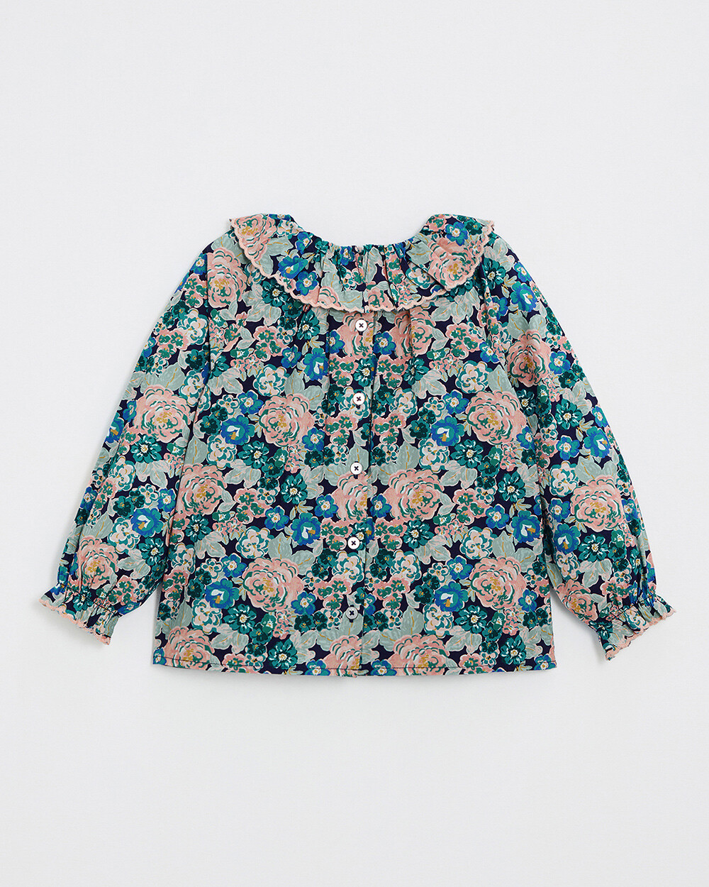 Blouse en popeline imprimé Imprimé grosses fleurs Natalys