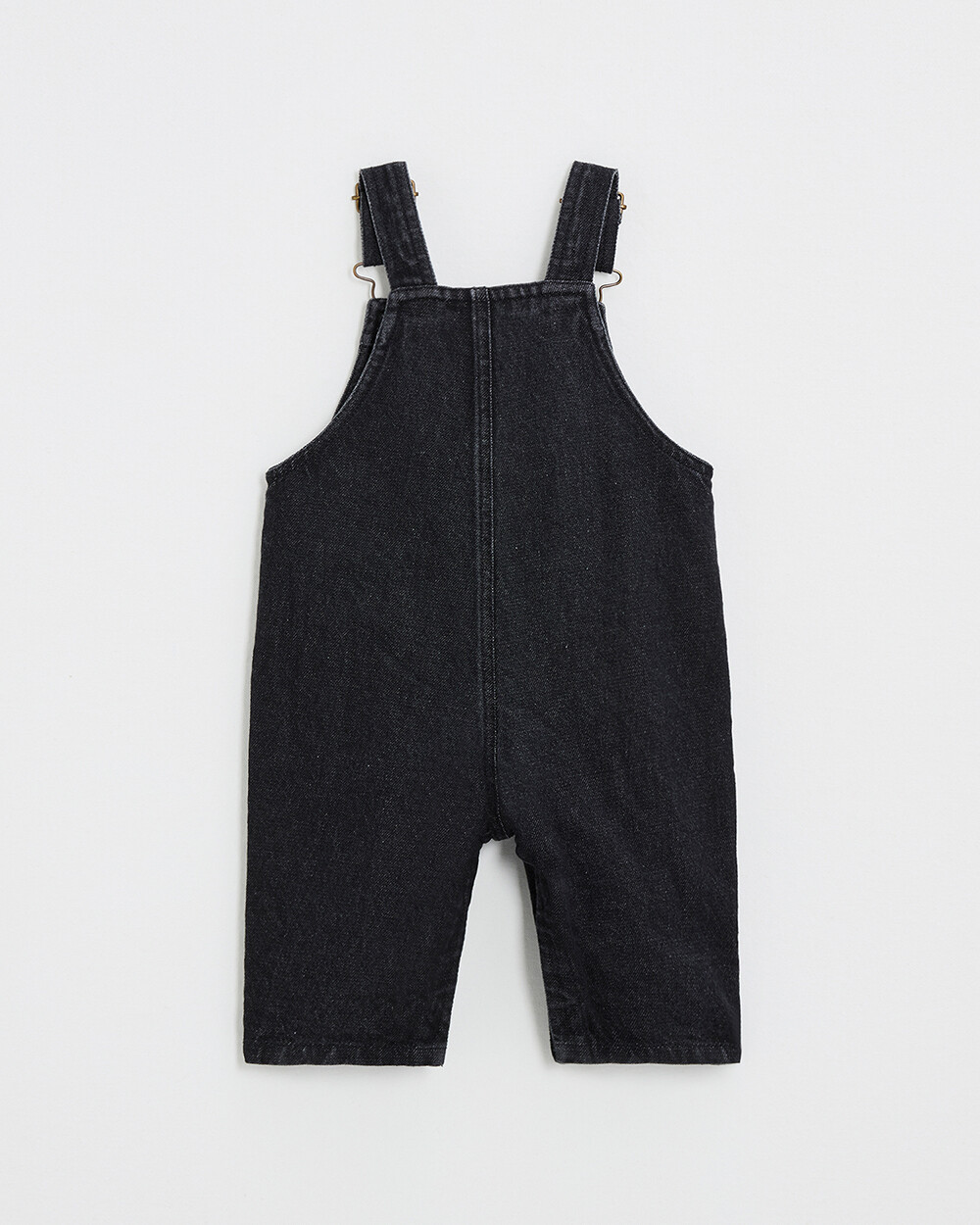 Salopette longue en denim Coloris gris anthracite  Natalys