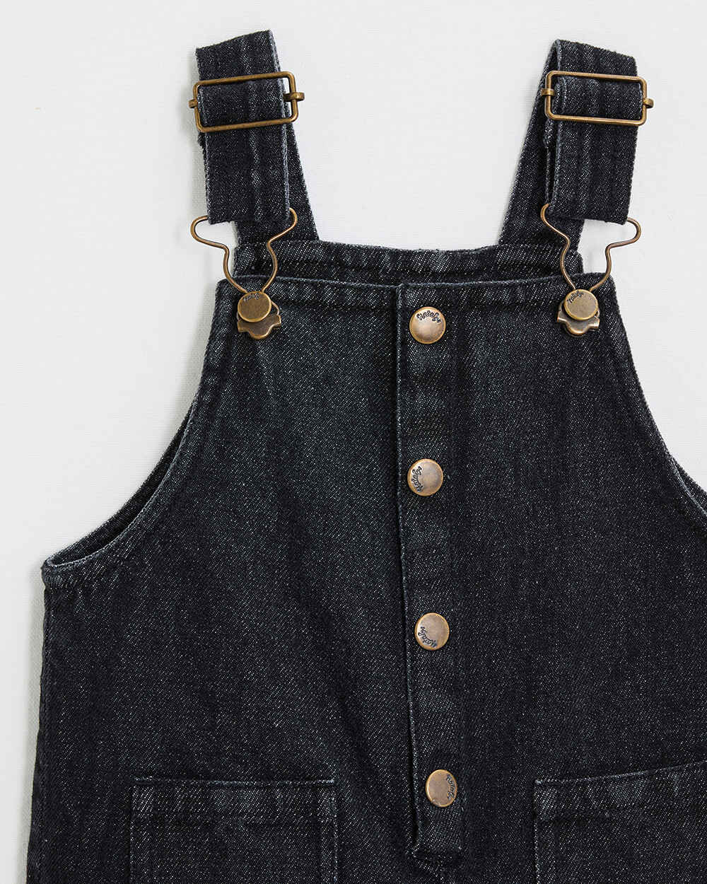 Salopette longue en denim Coloris gris anthracite  Natalys