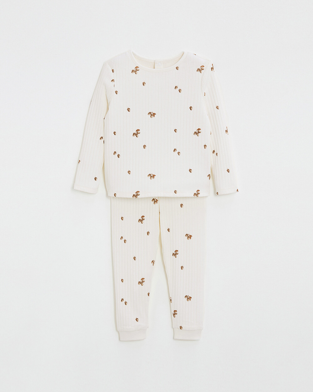 Pyjama en c&ocirc;tes enfant Imprim&eacute; automne  Natalys