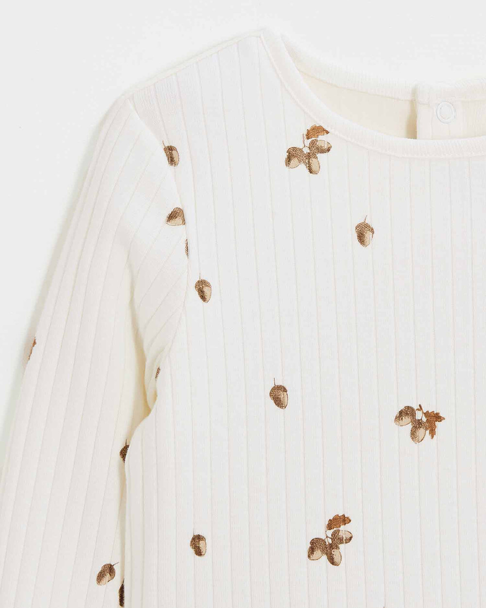 Pyjama en c&ocirc;tes enfant Imprim&eacute; automne  Natalys