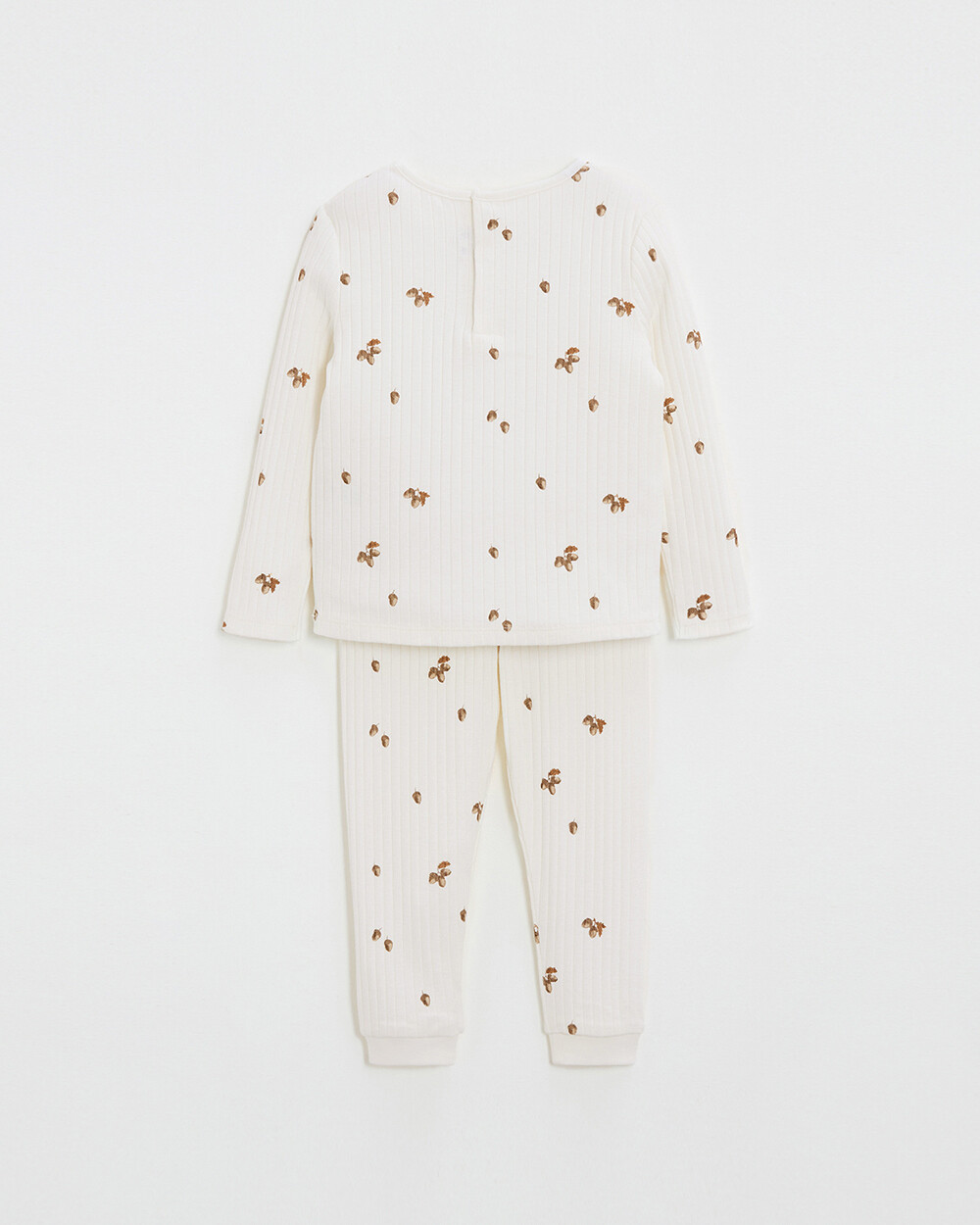 Pyjama en c&ocirc;tes enfant Imprim&eacute; automne  Natalys