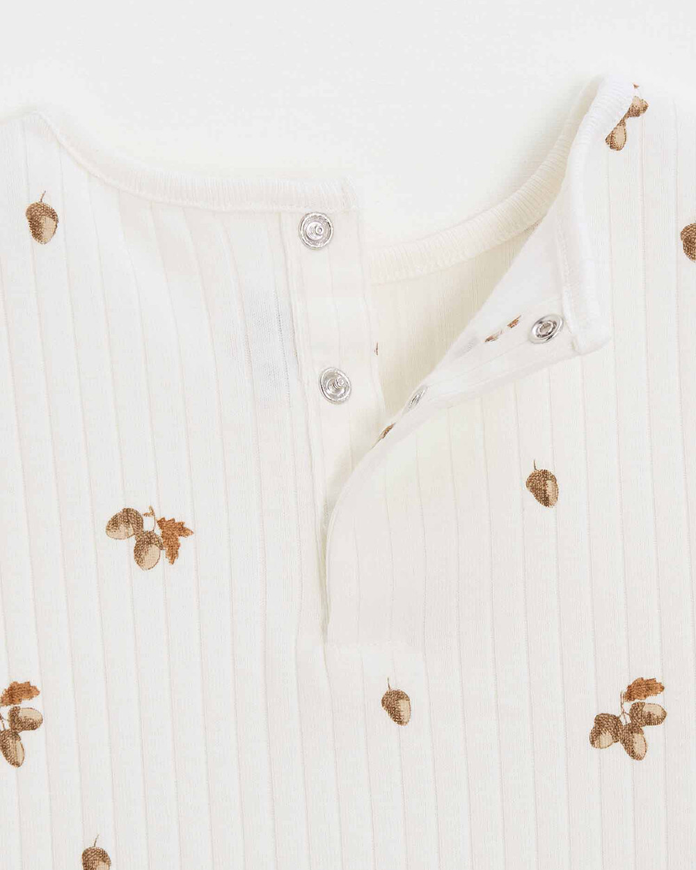Pyjama en c&ocirc;tes enfant Imprim&eacute; automne  Natalys