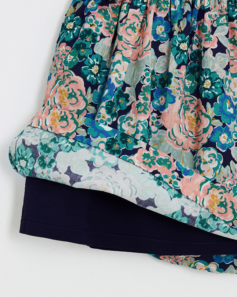 Robe sans manches en popeline Imprim&eacute; grosses fleurs  Natalys