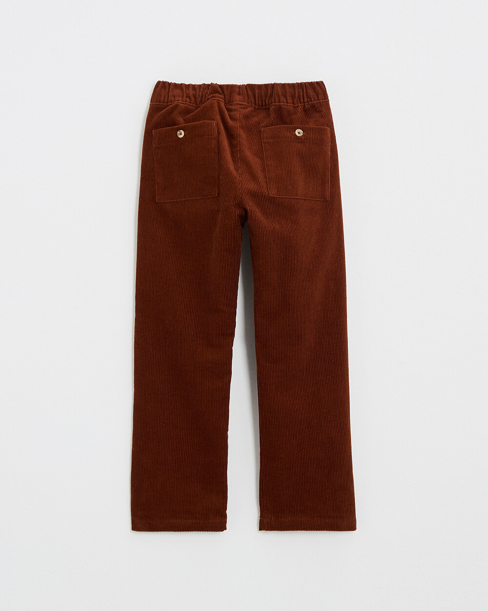 Pantalon en velours côtelé Coloris brique Natalys
