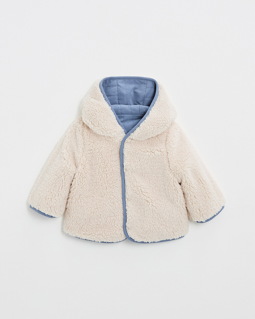 Manteau r&eacute;versible d&eacute;perlant Coloris bleu nocturne  Natalys
