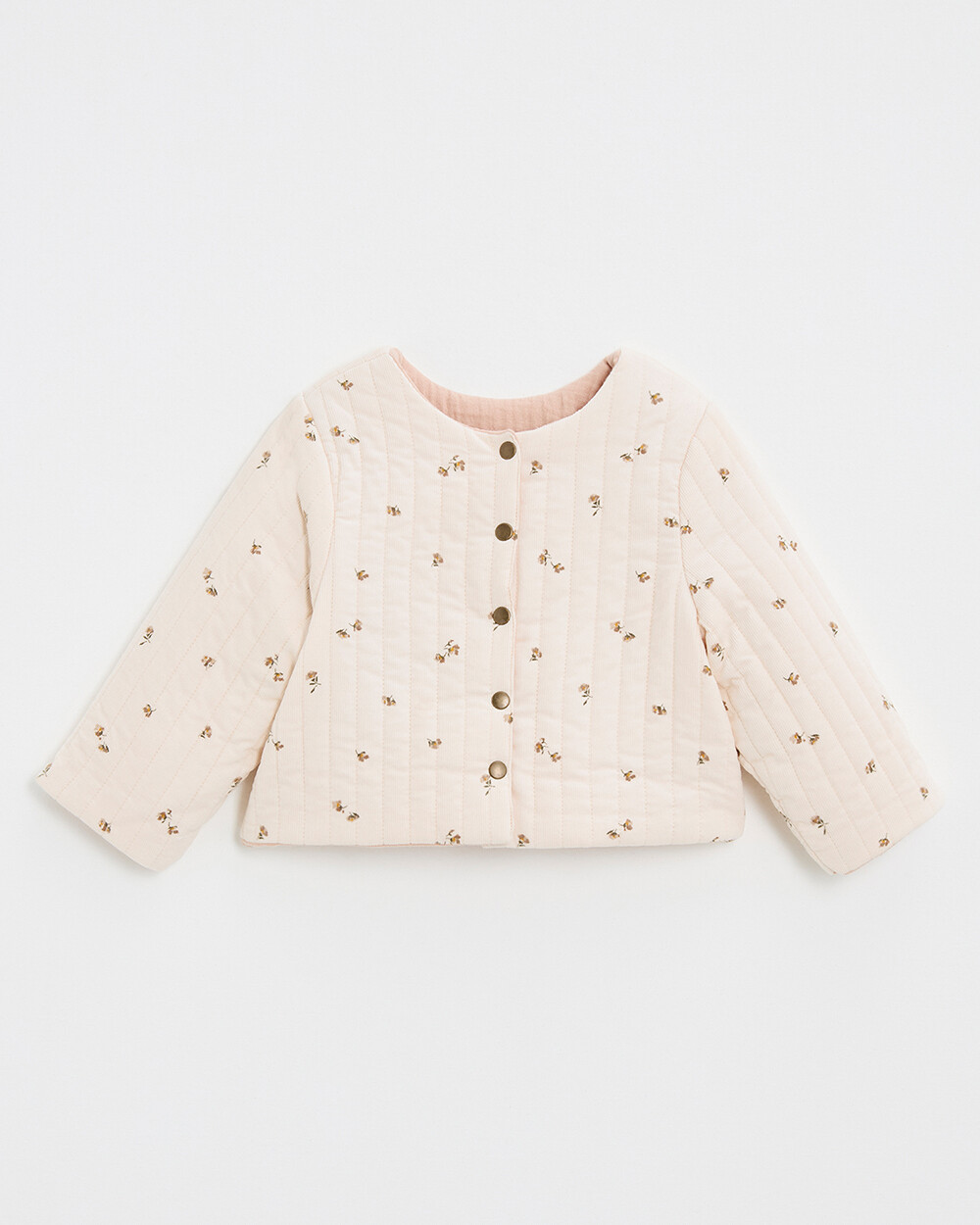 Veste r&eacute;versible imprim&eacute; Imprim&eacute; semi-fleurs  Natalys