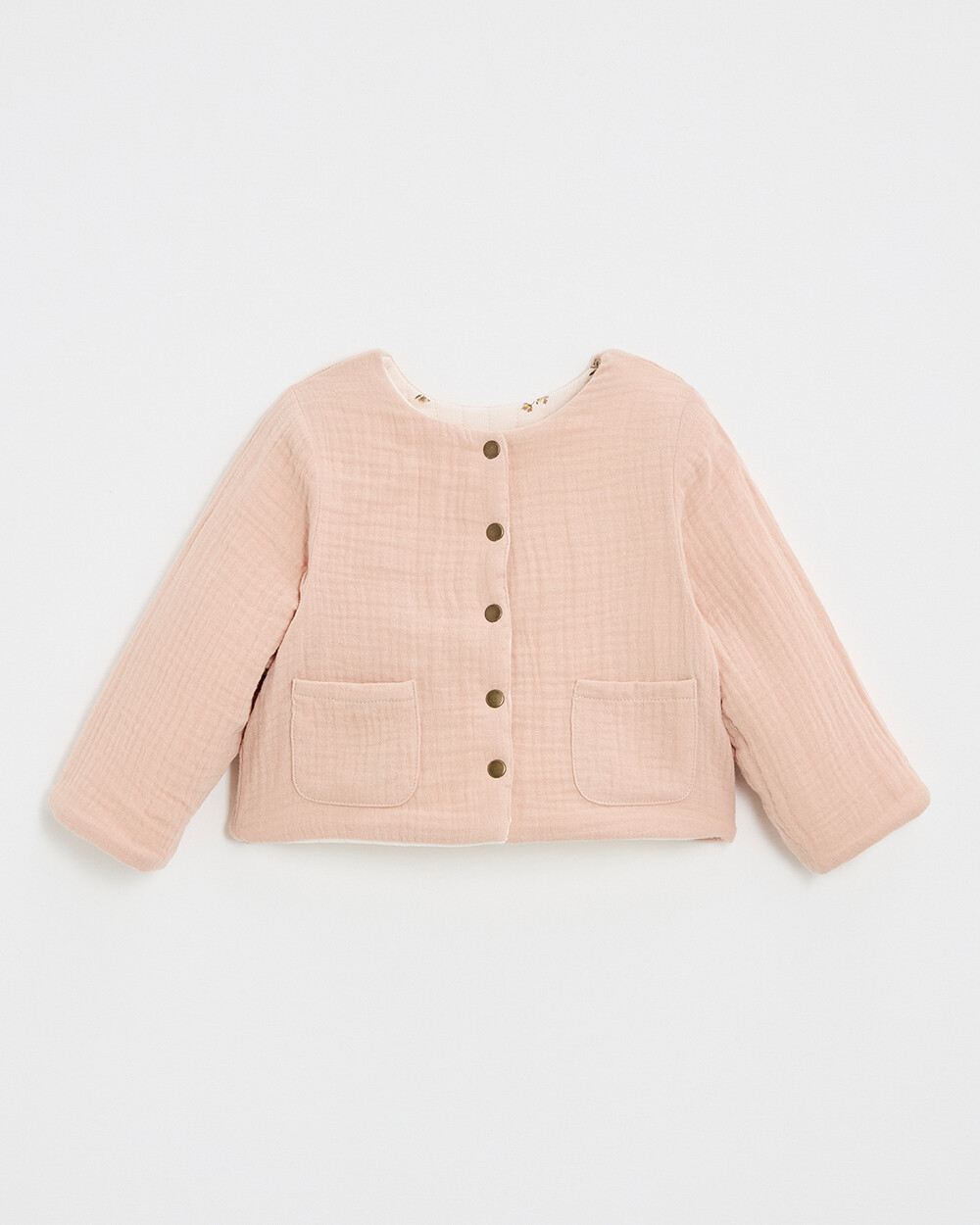 Veste r&eacute;versible imprim&eacute; Imprim&eacute; semi-fleurs  Natalys