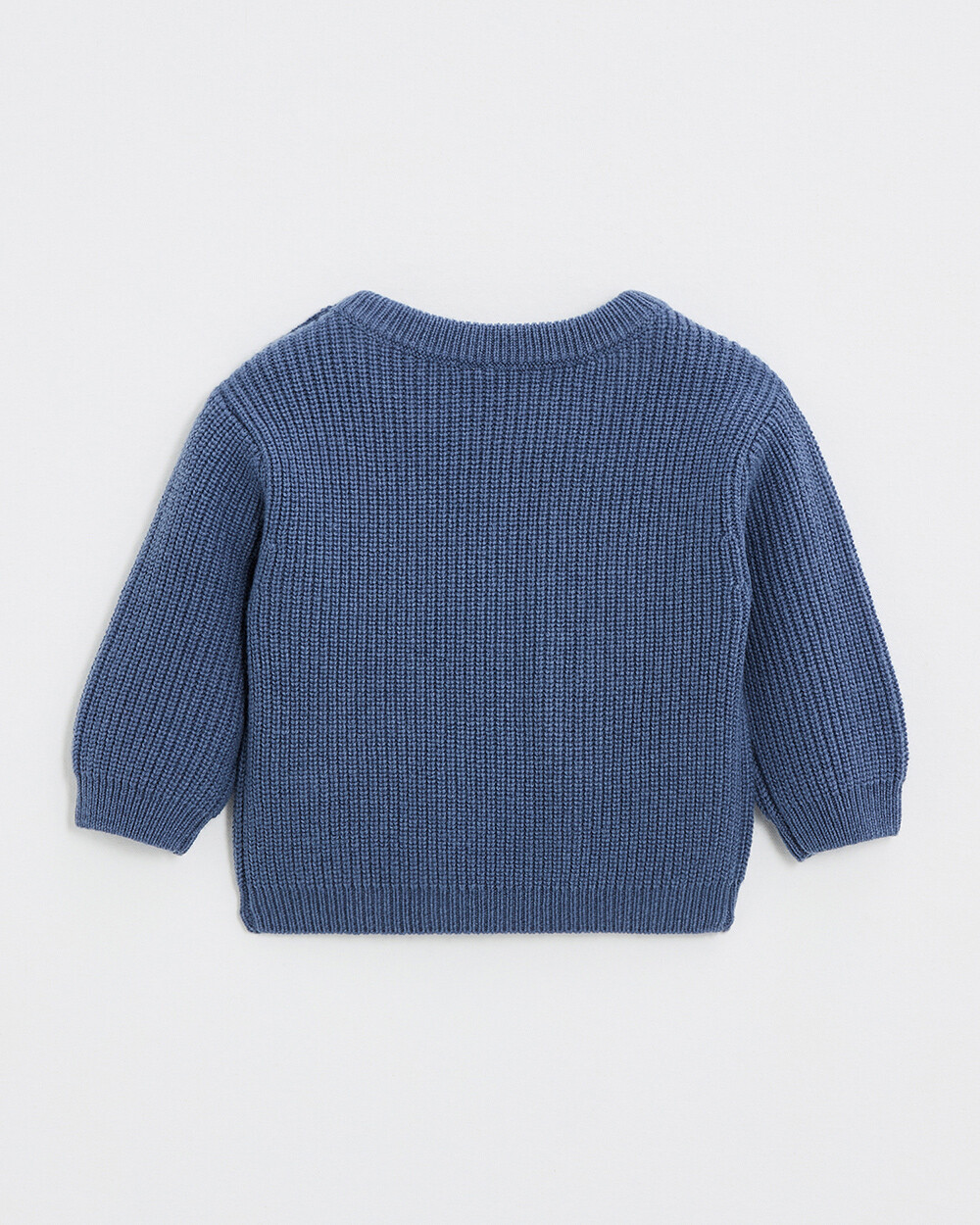 Pull en tricot fantaisie Coloris bleu nocturne  Natalys