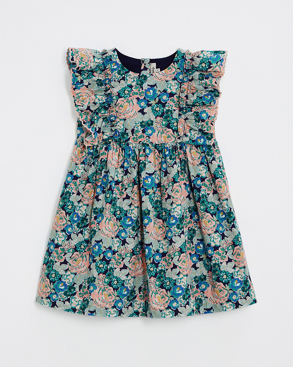 Robe sans manches en popeline Imprimé grosses fleurs Natalys