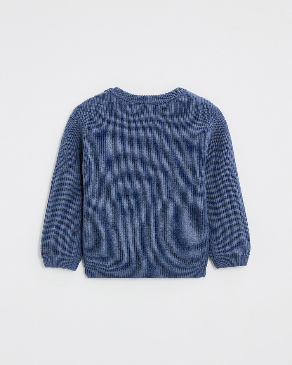 Pull en tricot fantaisie Coloris bleu nocturne Natalys