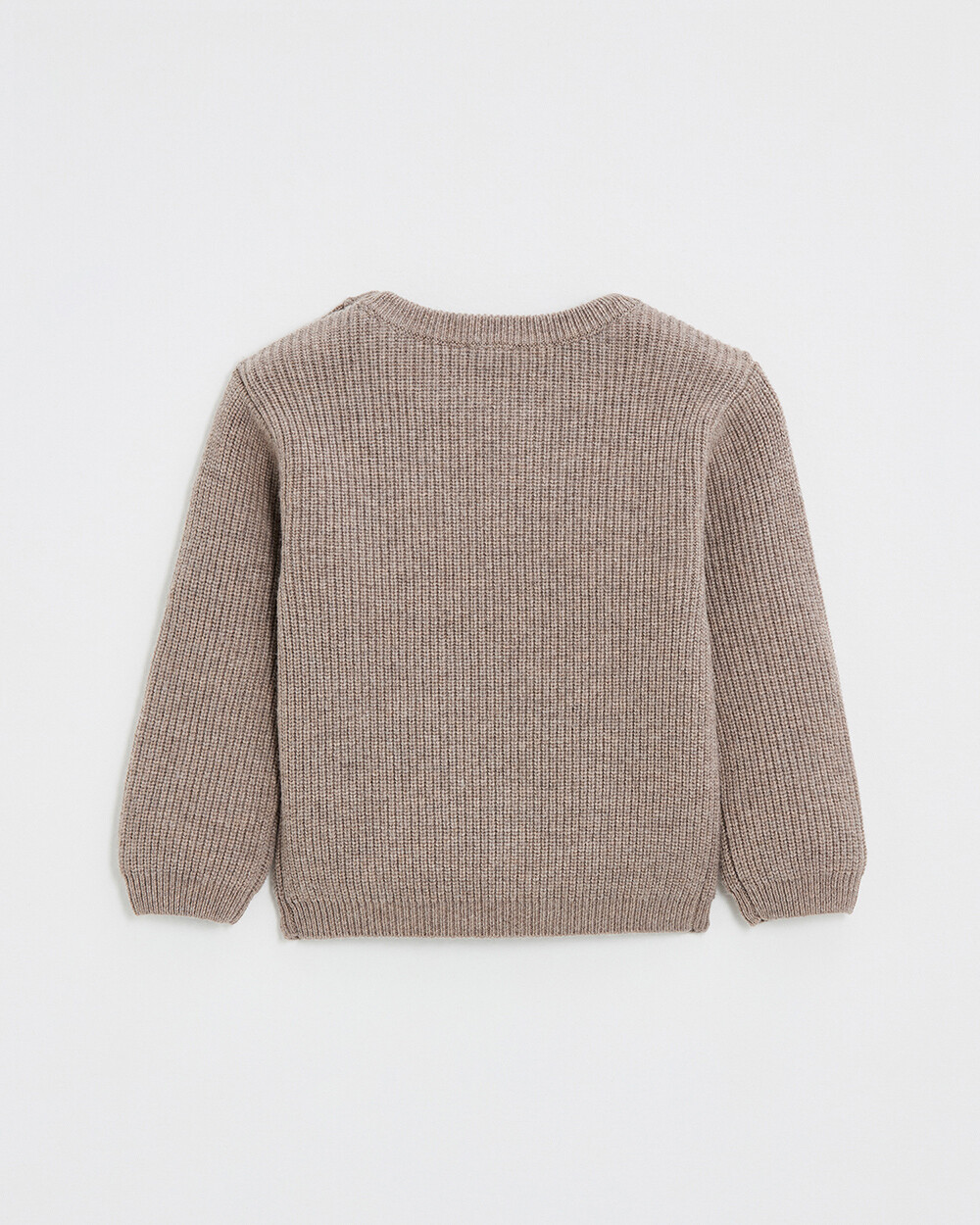 Pull en tricot fantaisie Coloris moka Natalys