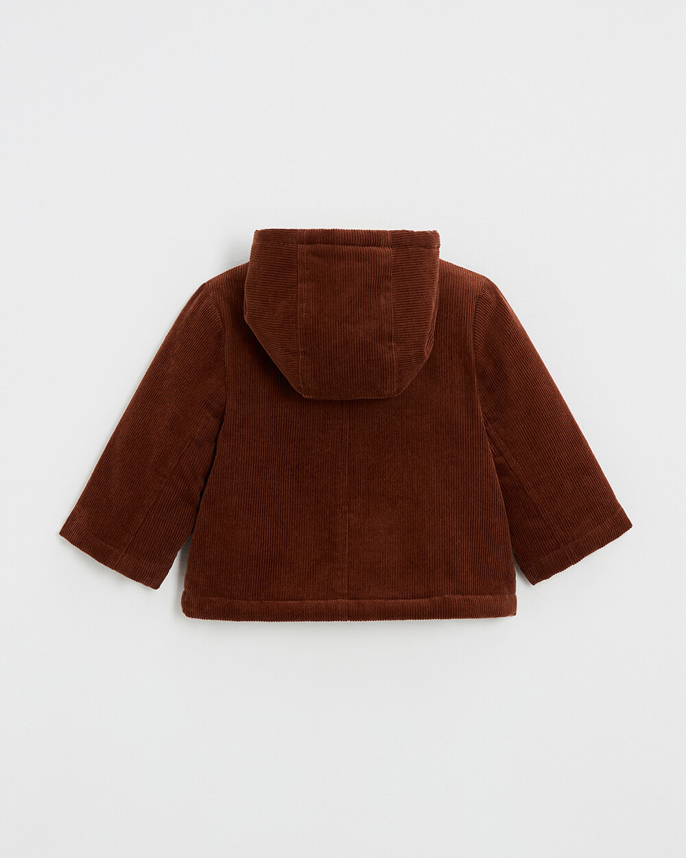 Manteau en velours c&ocirc;tel&eacute; Coloris brique  Natalys