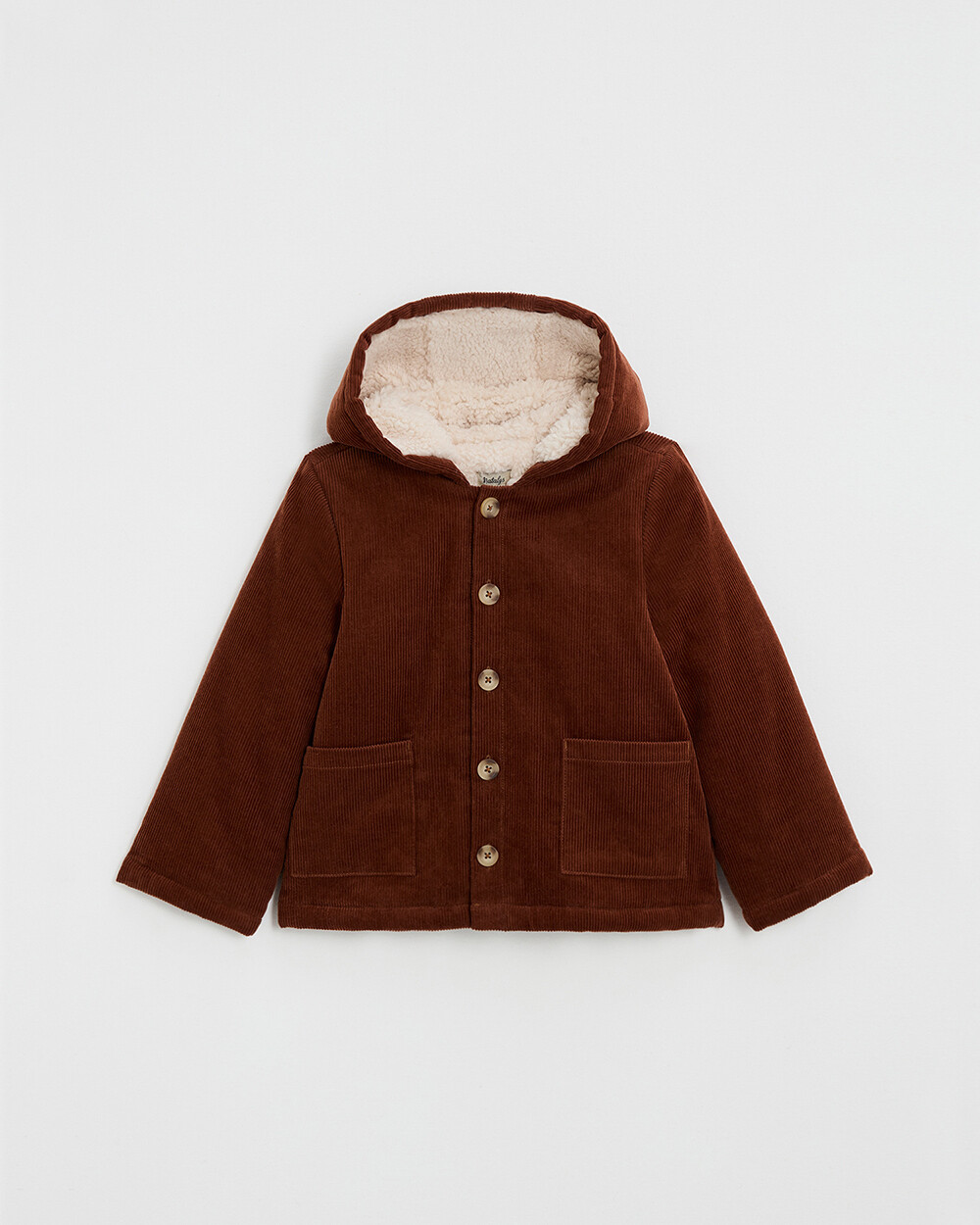 Manteau en velours côtelé Coloris brique Natalys
