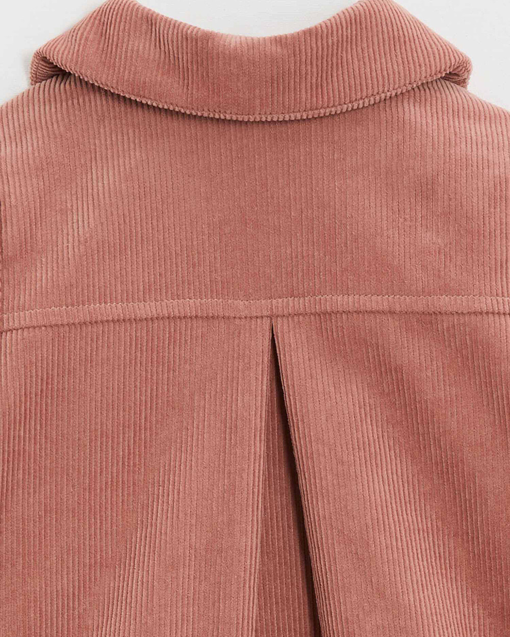 Manteau en velours c&ocirc;tel&eacute; Colors rose b&eacute;gonia  Natalys