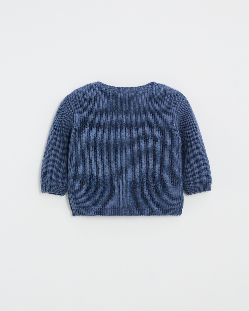Gilet en laine m&eacute;rinos Coloris Bleu  Natalys