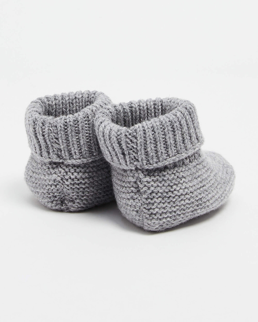 Chaussons en laine mérinos Coloris Gris Natalys