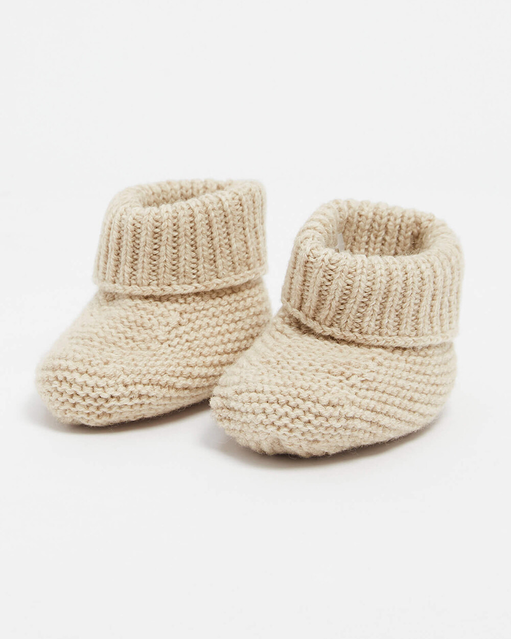 Chaussons en laine mérinos Coloris Beige Natalys