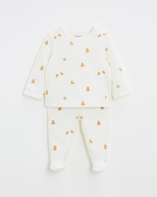 Pyjama deux pièces imprimé Imprimé biscuits Natalys