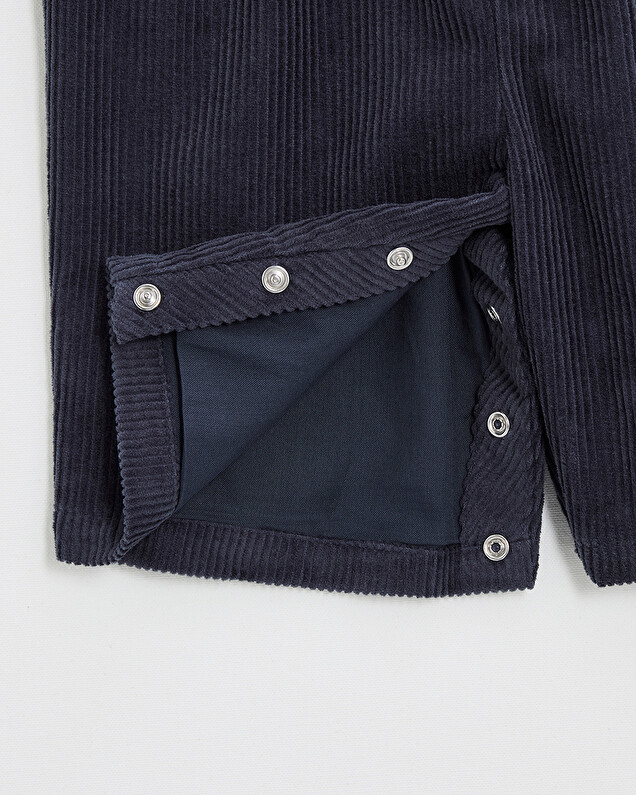 Combinaison en velours Coloris bleu nocturne Natalys