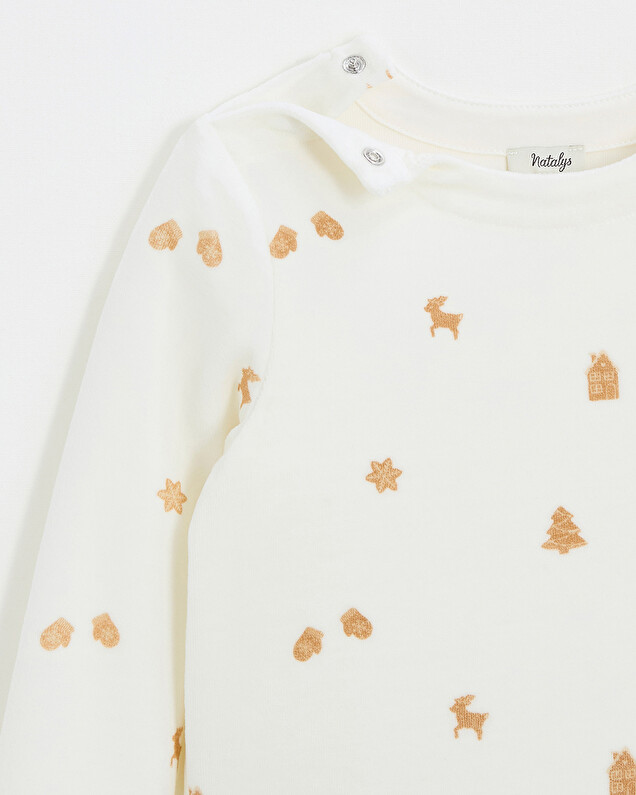 Pyjama deux pièces enfant Imprimé biscuits Natalys
