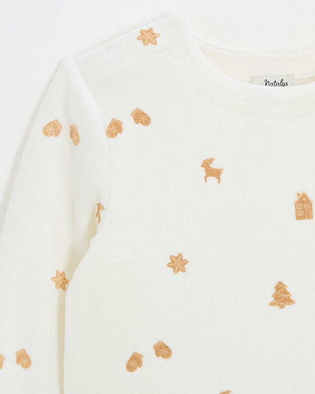 Pyjama deux pièces enfant Imprimé biscuits Natalys