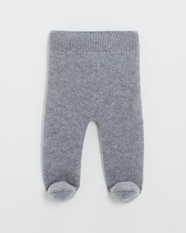 Ensemble en laine mérinos Coloris Gris Natalys