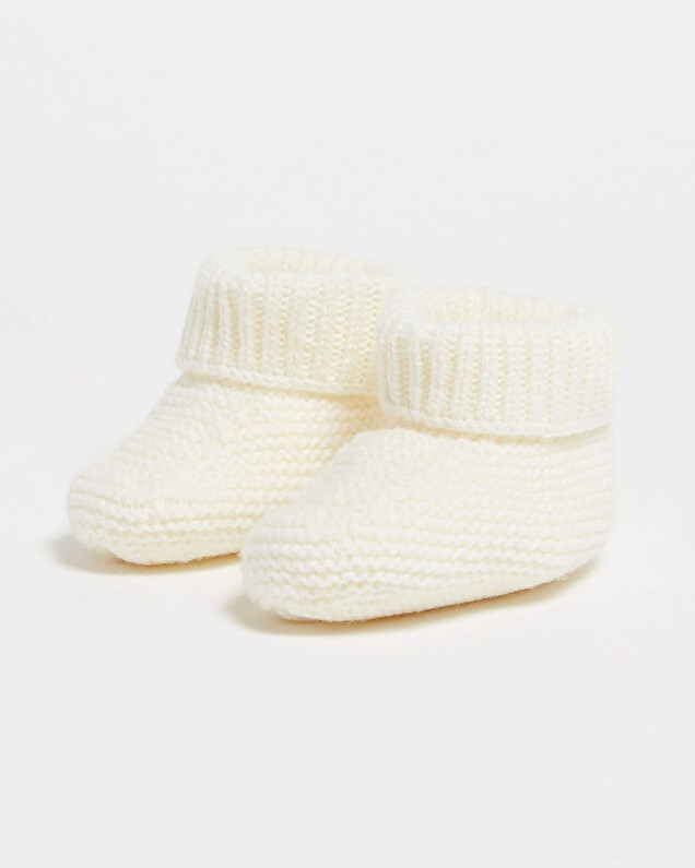 Chaussons en laine mérinos Coloris écru Natalys