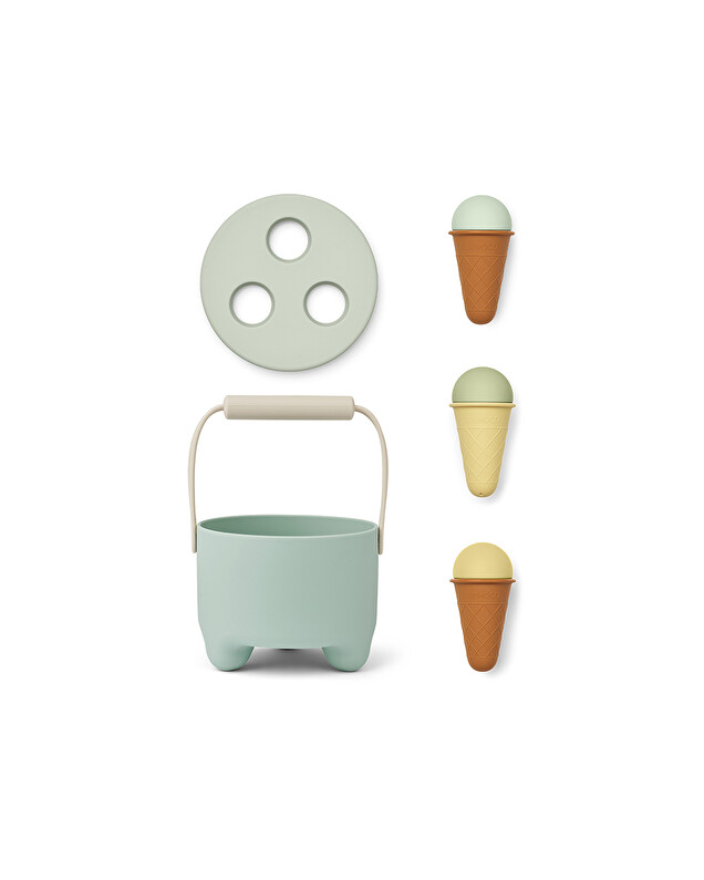 Jouet à encastrer Fleur ice cream Coloris bleu Liewood