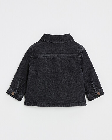 Chemise en denim Coloris gris anthracite  Natalys